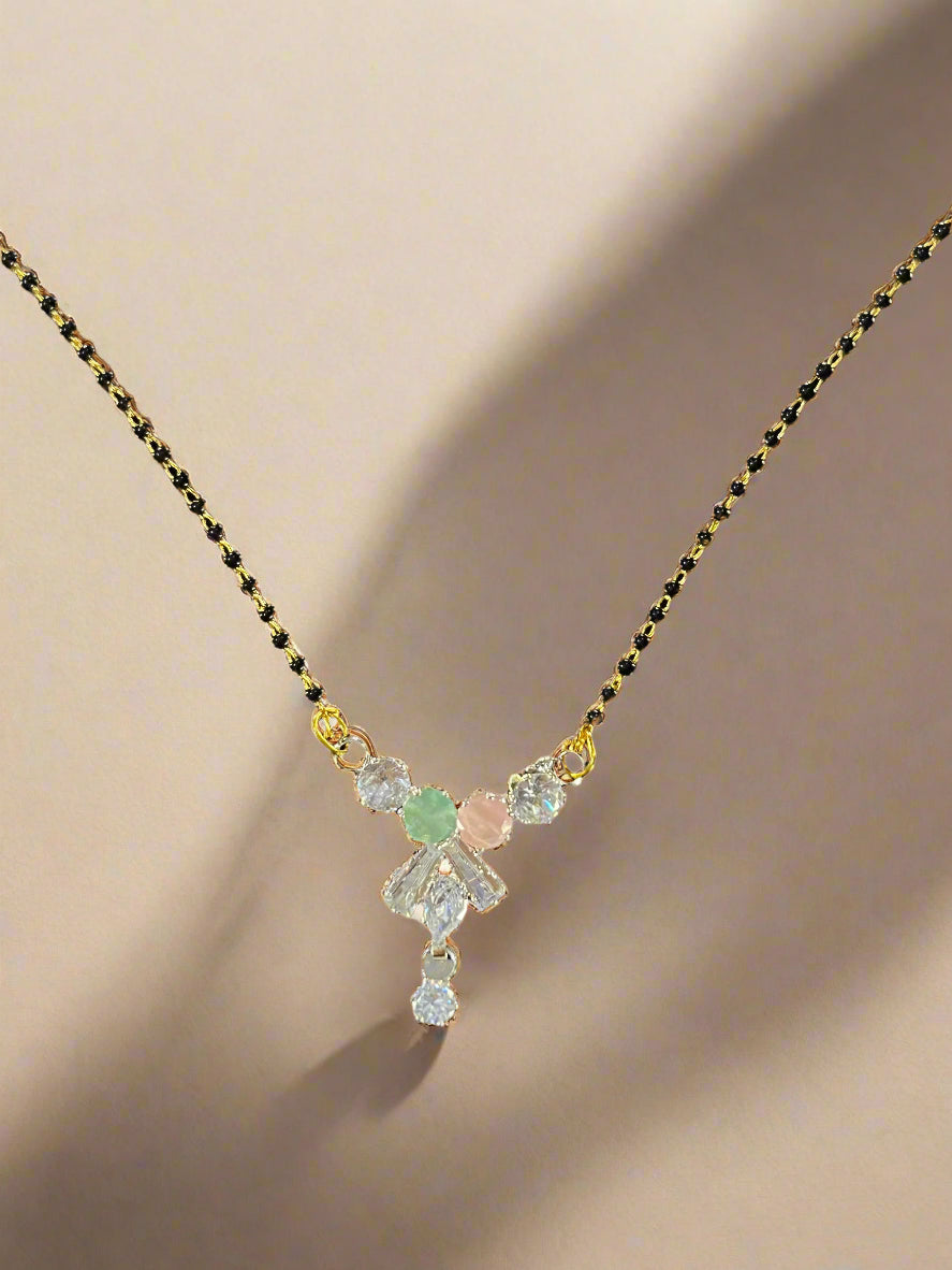 Royal Winged Stone Mangalsutra