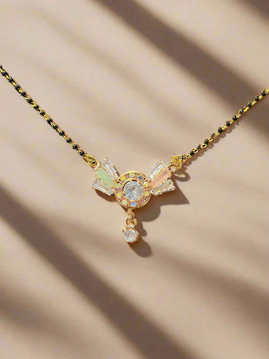 Sparkling Crystal Mangalsutra
