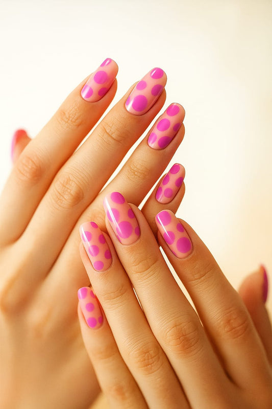Printed Spotted Nails