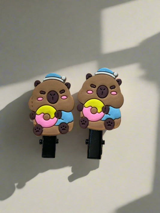 Cute Bear donut clip