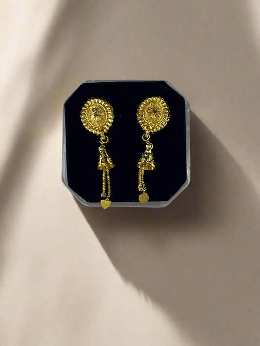Sun tassel drop earrings