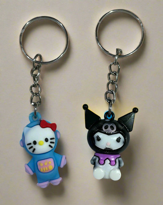 Cutie cartoon keychain (Pack of 2)