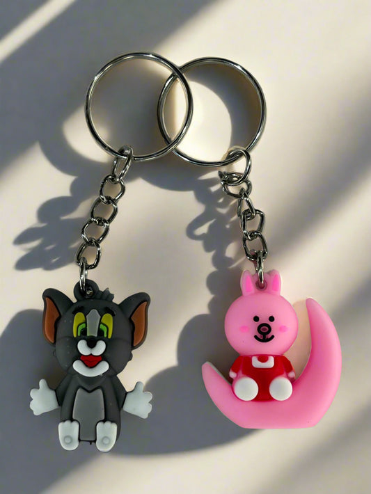 Tom and cutie keychain (Pack of 2)