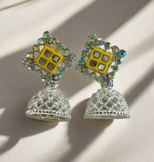 Sunflower Bloom Jhumka