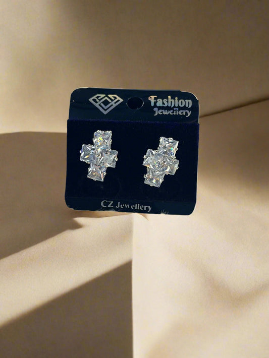 Crystal mist earrings