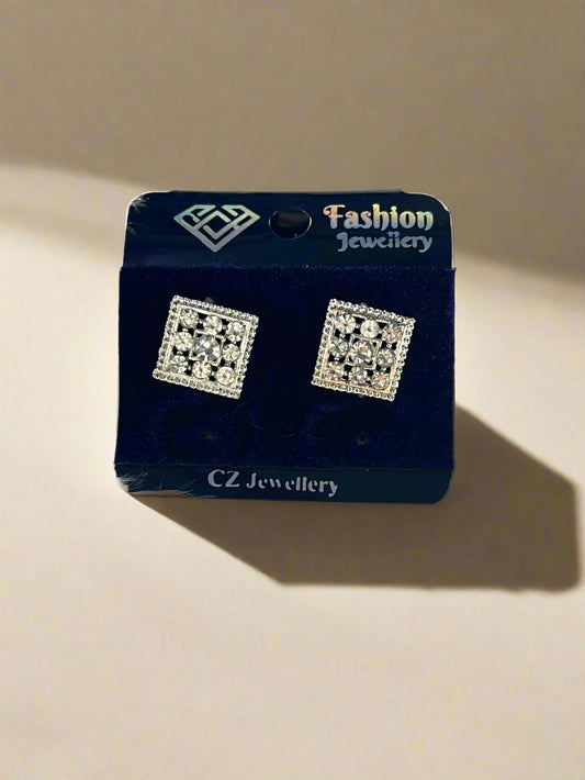 Multistone crystal earrings